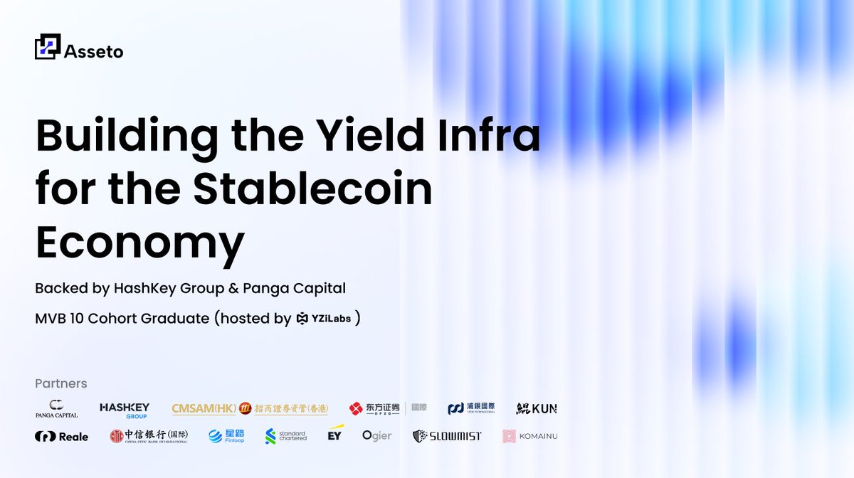 💡 Asseto = RWA-as-a-Service

At Asseto, we are building the yield infra for the stablecoin economy. By partnering with leading asset managers, we bring regulated strategies on-chain, from delta-neutral arbitrage to tokenized cash management, all backed by institutional-grade