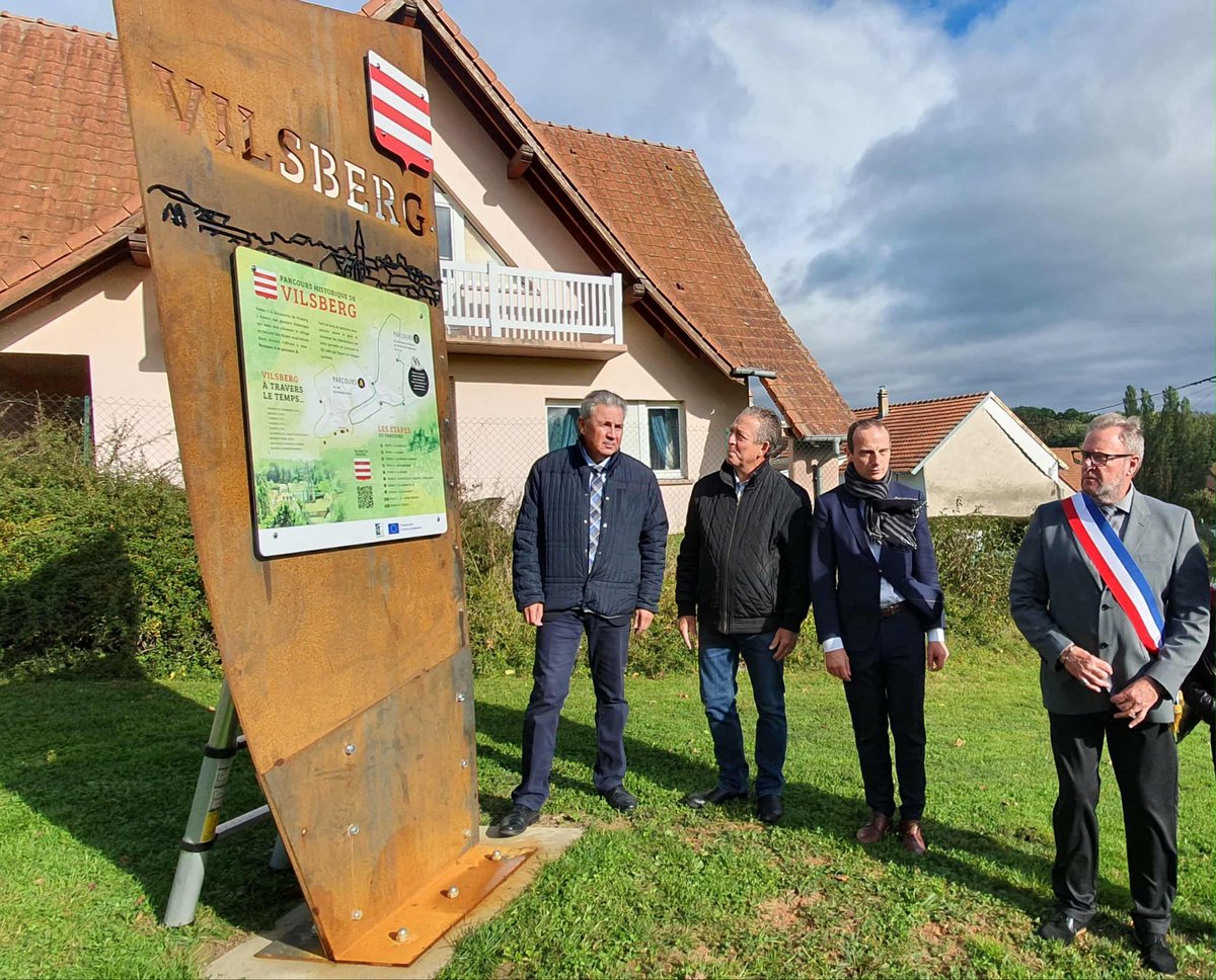 Inauguration à Vilsberg du parcours historique et touristique imaginé et réalisé par l’équipe municipale.

De magnifiques sentiers, très accessibles, qui mettent en valeur notre patrimoine naturel et culturel !