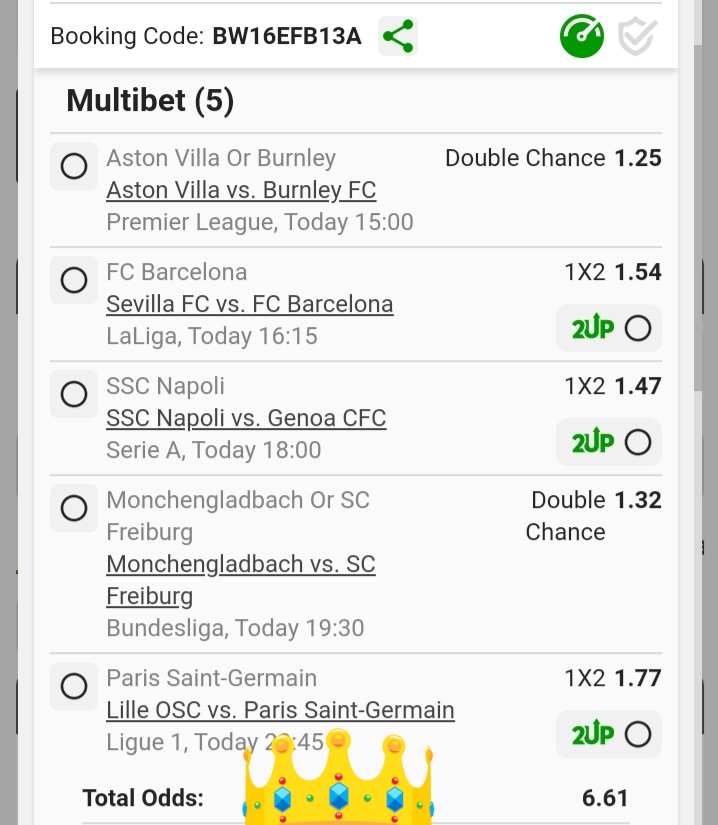 Lonewolf12309's tweet photo. The secrecy ⚽⚽⚽
#soccer ⚽⚽⚽
Small odds but profit everyday 🤝
Betting is a skill 👲
💥Daily slip easy money Jump in now 💪🤑💥
#betway
#yourluckynumbers
#WhenBitcoin
#SundayWithSweetGuluva
#Saile
Odds 6.6
Code BW16EFB13A
Bet responsibly 🚨
https://t.co/mFZScjcQx9 https://t.co/KnP6PB2c7N