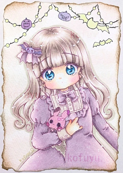 ハロウィンドール #おばけのカーニバル展4 #イラスト