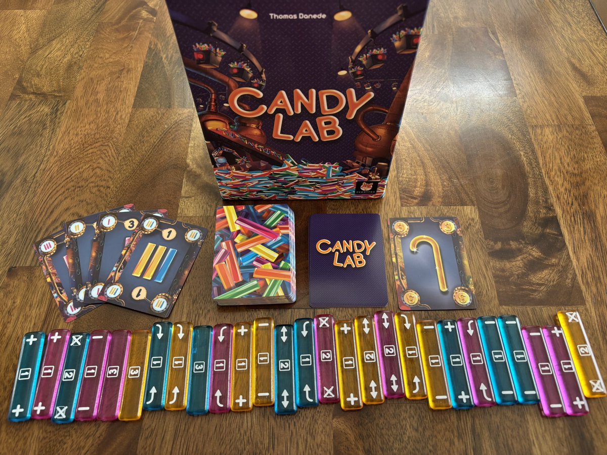 LandonSquire's tweet photo. Boardtober Day 5 - “Sweet”
A couple of games came to mind with this Sweet prompt.
Just Desserts @LooneyLabs
Candy Lab @FunnyfoxGames
#boardtober hashtag started by @getintogames1
#boardtober #boardtober2025 #sweet #boardtober2025sweet #howlouseesit #justdesserts #candylab https://t.co/KD3CRROnrv