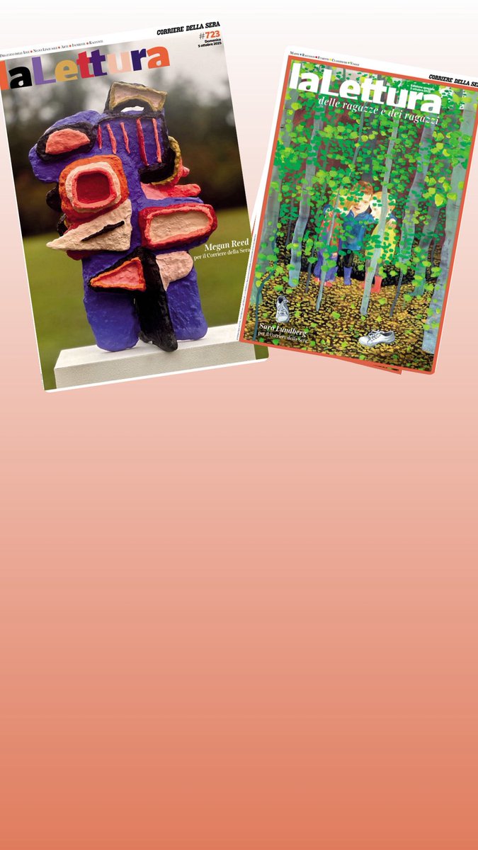 Fogli e foglie

<a href="/La_Lettura/">la_lettura</a> + «la Letturina» 
Oggi in edicola con il <a href="/Corriere/">Corriere della Sera</a> «la Lettura»e «la Lettura delle ragazze e dei ragazzi» 
Con #valentinamastroianni #luciofontana #stefanomassini #manliocastagna #alicebasso #barbarafiorio 
copertine di #MeganReed e #SaraLundberg