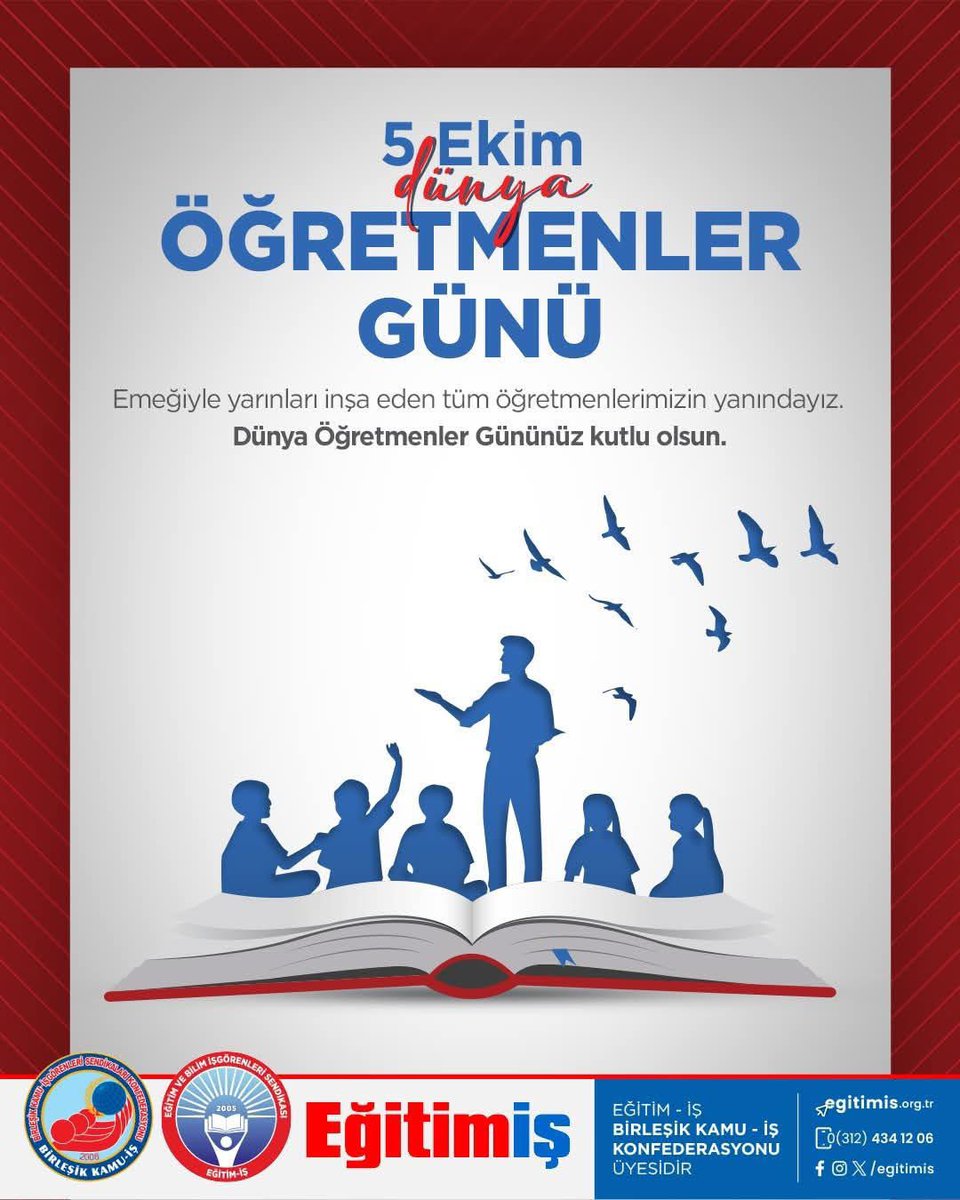 5 Ekim, 1966’da uluslararası öğretmen meslek örgütlerinin, ILO ve UNESCO’nun ortak çalışmasıyla öğretmenlerin toplumsal statüsü ve haklarına dair ölçütlerin belirlendiği ve tüm ülkeleri bağlayan “Öğretmenlerin Statüsüne İlişkin Tavsiye Kararları”nın kabul edildiği tarih olması