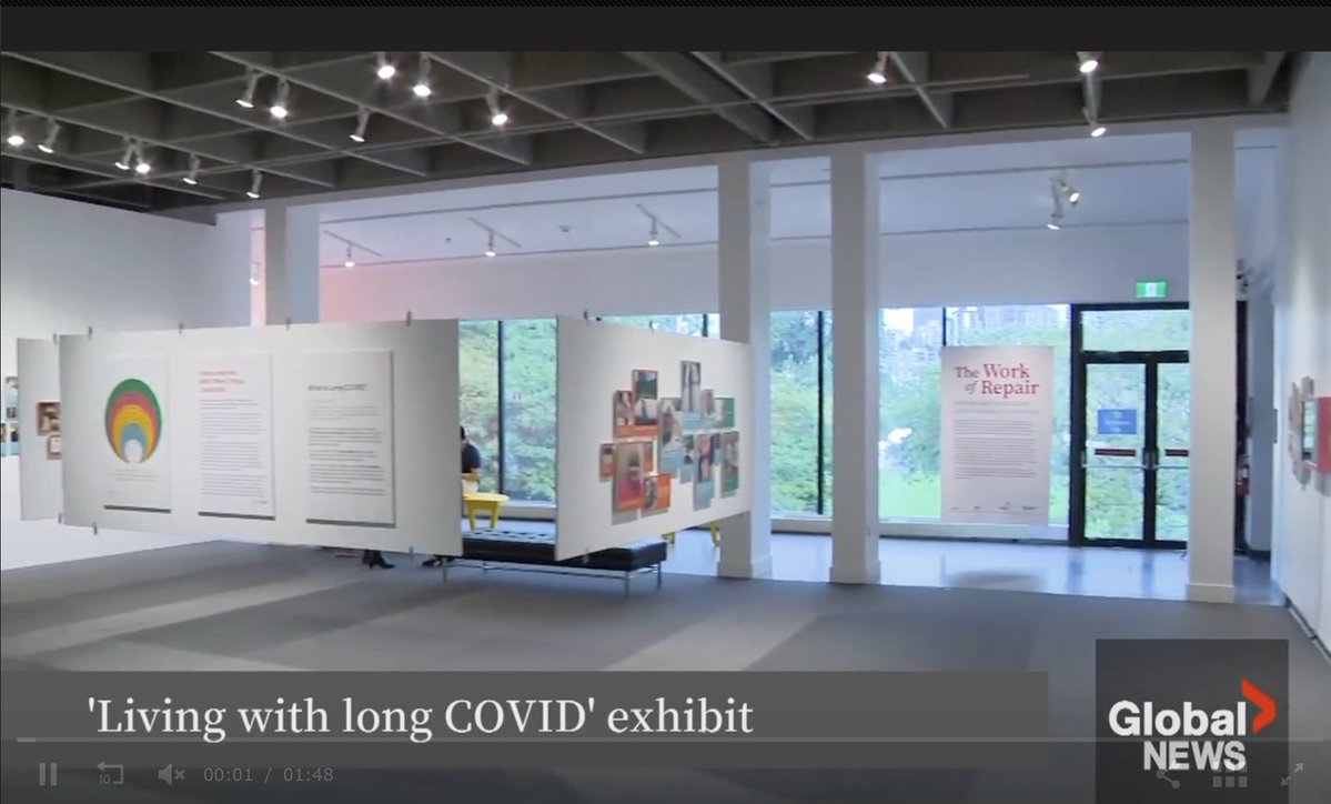 Photo exhibition highlights reality of Canadians with Long Covid.
👀📽️
globalnews.ca/video/11465033…
#Art #Exhibition #Canada