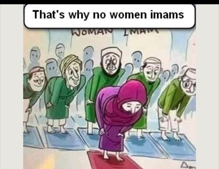 deficient in intellect and religion because she menstruates?
This is the respect for women in Islam.