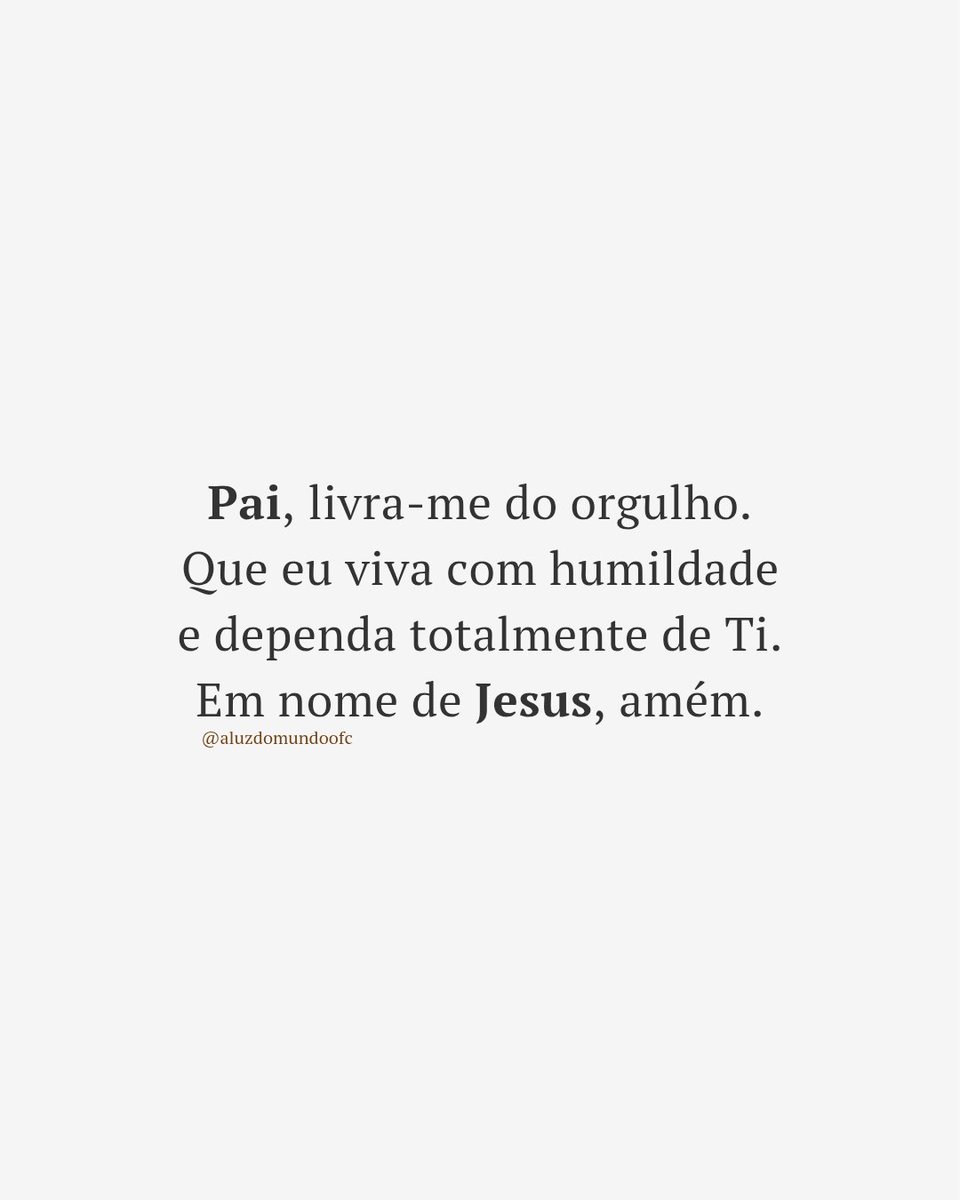 Digite: AMÉM!