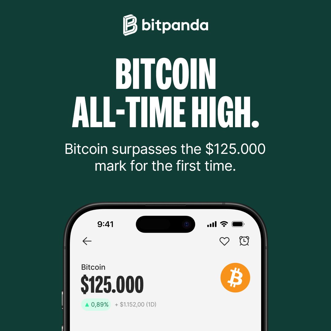 All-time high season is back: BTC surpassed $125.000. How high are we  going? 🚀