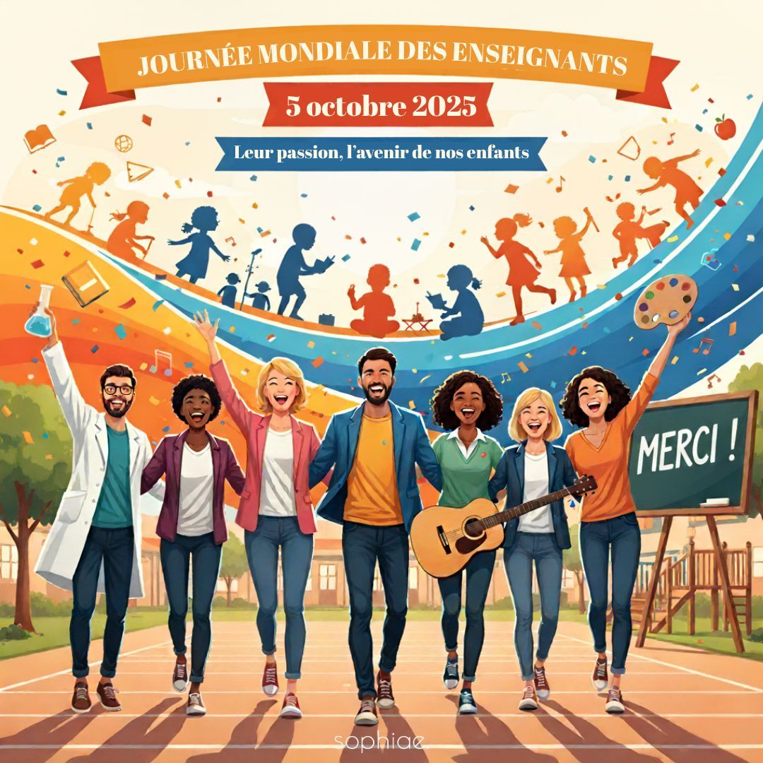 👩🏻‍🏫 Aujourd'hui c'est la #JournéeMondialeDesEnseignants 🧑‍🏫
Derrière chaque élève qui progresse, il y a un enseignant qui inspire. 🙌
Aujourd’hui, rendons hommage à celles et ceux qui, chaque jour, éveillent la curiosité, cultivent la pensée critique et bâtissent le futur 🙏 👏