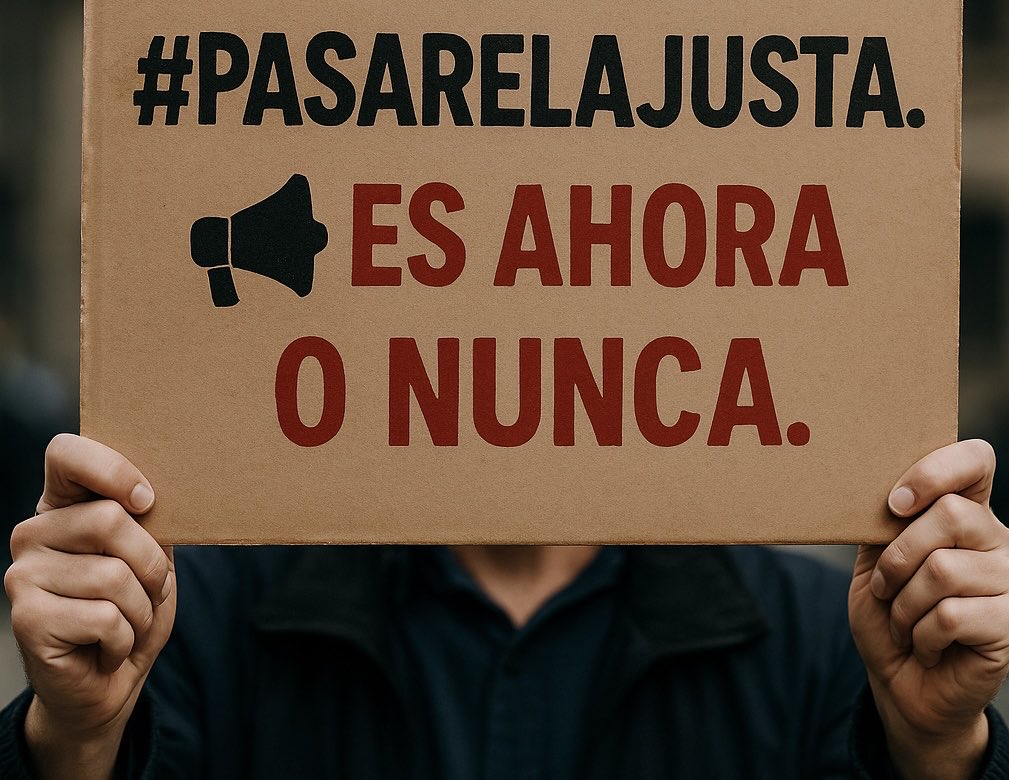 No queremos compasión.
Queremos respeto <a href="/Congreso_Es/">Congreso</a> No pedimos milagros.Pedimos que nos miren a la cara.#PasarelaAlRETA #PasarelaJusta es una deuda con miles de profesionales contribuyentes al Estado.
#EnmiendaANAMA