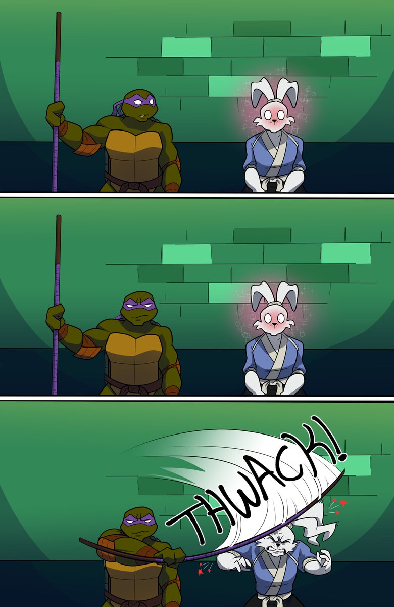 Dude, focus! #leosagi #tomosagi #tmnt2003