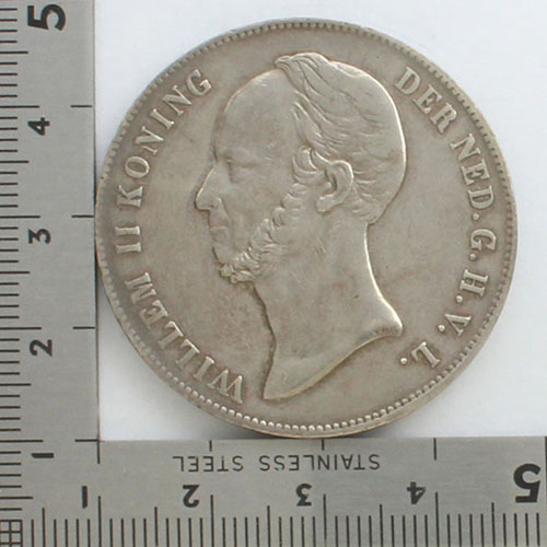 1847年 ウィレム II 2.5グルデン 大型銀貨 1847年 ウィレム II 2.5グルデン 大型銀貨 - メルカリ