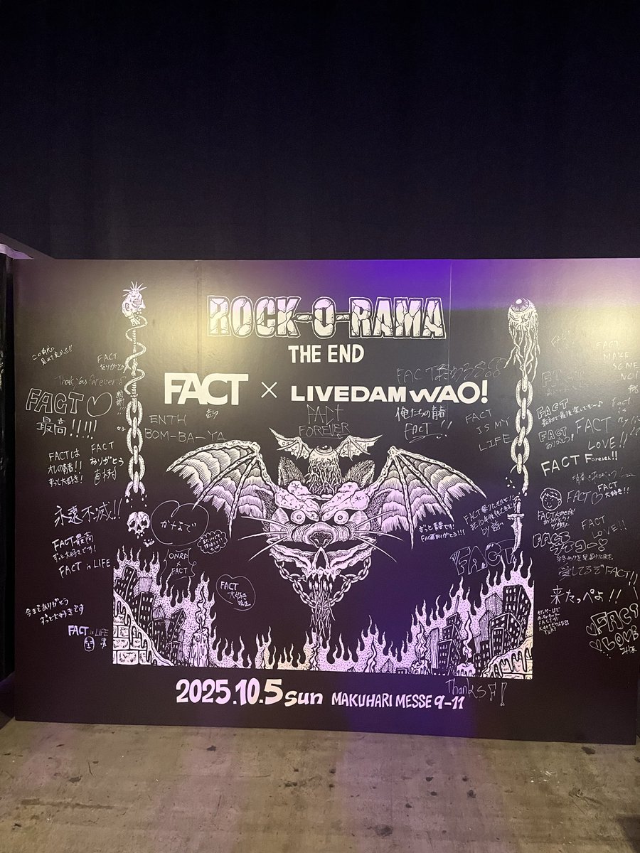 Life1219Rock's tweet photo. #FACT_DAM https://t.co/XekzpXBRsw