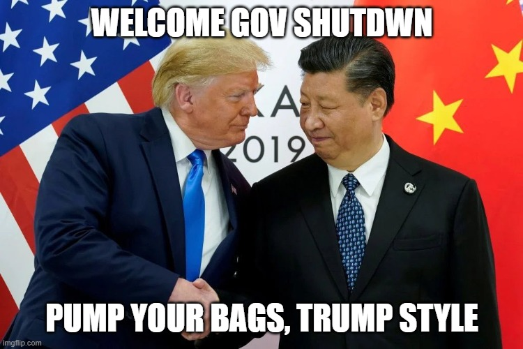 BREAKING: China’s gonna give Congress a pink slip party. They too pump crypto bags $Shutdown  so bullish rn it’s crazy!!!.  🤑💥 #RektFiat 
CA: 2BNfdtz2Qz9cQEybXJhyY1no2gn61rQqo5FqX8Pbpump
"Im so bullish it hurts"
#SchumerShutdown #GovernmentShutdown #Crypto
