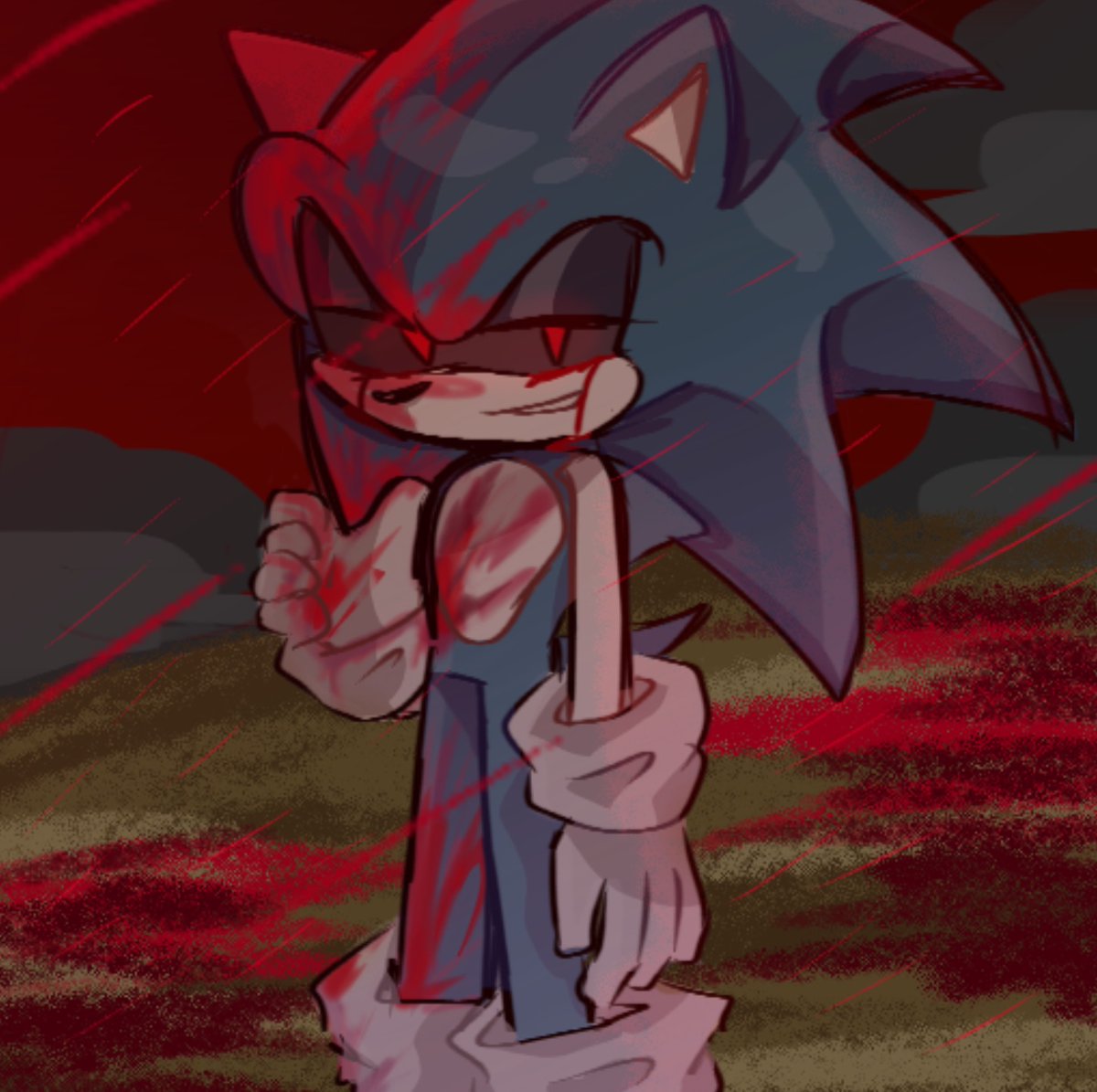 Sosker0417's tweet photo. #NU #sark #sarkthedemon #nightmareuniverse  sark standing  on the grass .
The artist by clover_tails.exe https://t.co/lvRWjCXq32