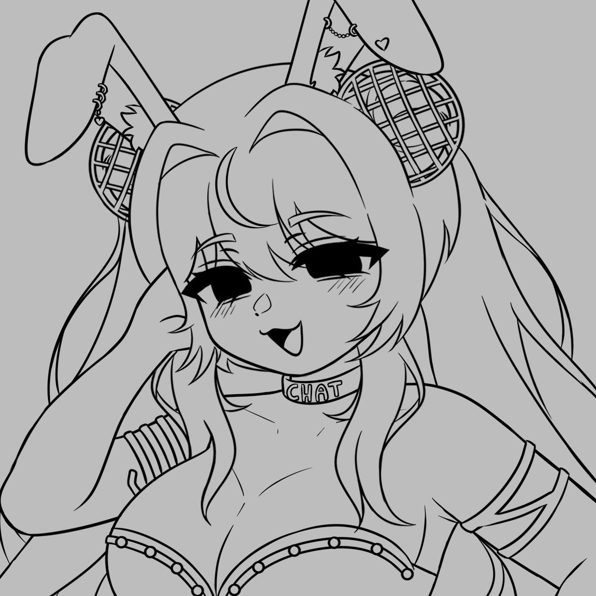 Quem será esta bela coelha?!
Wip da madrugada
Agora vou mimir, boa noite (≧∇≦)ﾉ