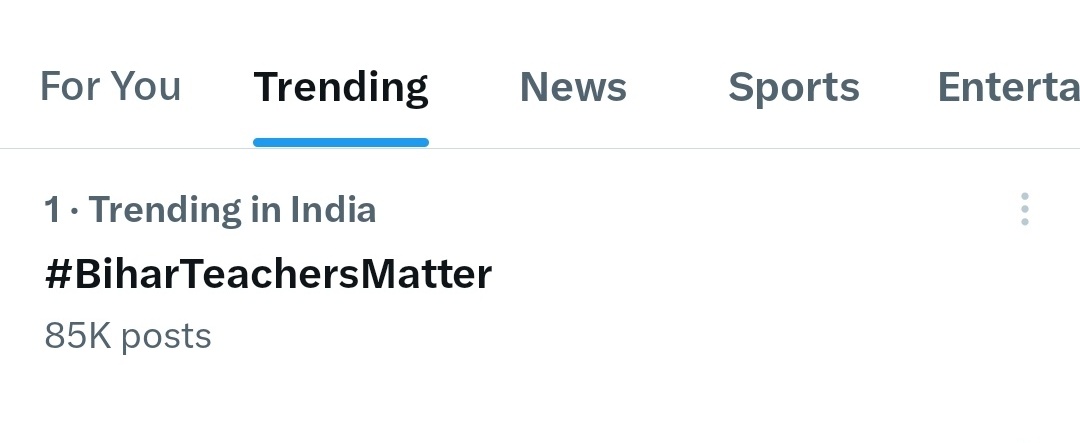 National trend 1
#BiharTeachersMatter