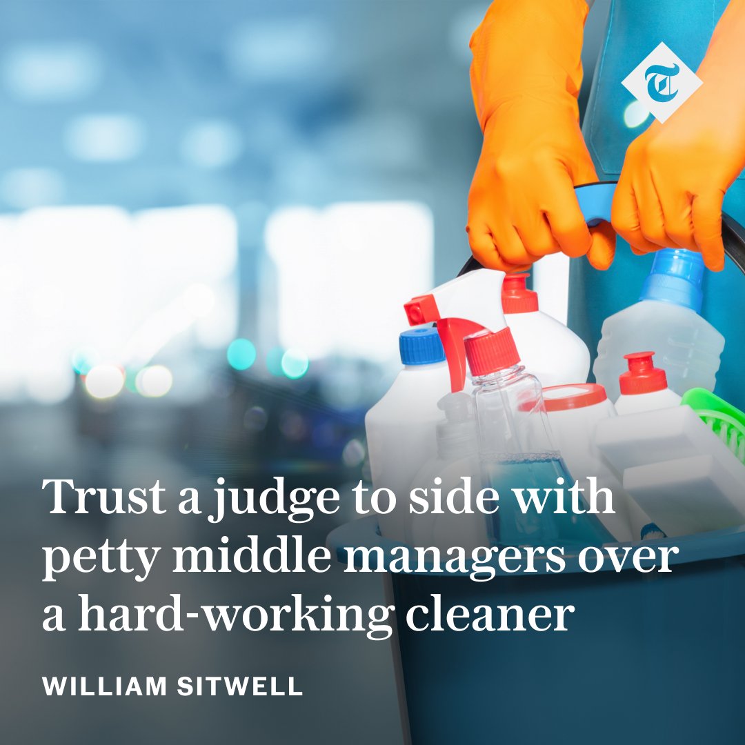 ✍️ 'Mulikat Ogumodede, who scrubbed the Houses of Parliament, was sacked after it emerged she was working 17-hour days at two jobs' | Writes William Sitwell

Read the full opinion piece at the link below ⬇️
telegraph.co.uk/news/2025/10/0…