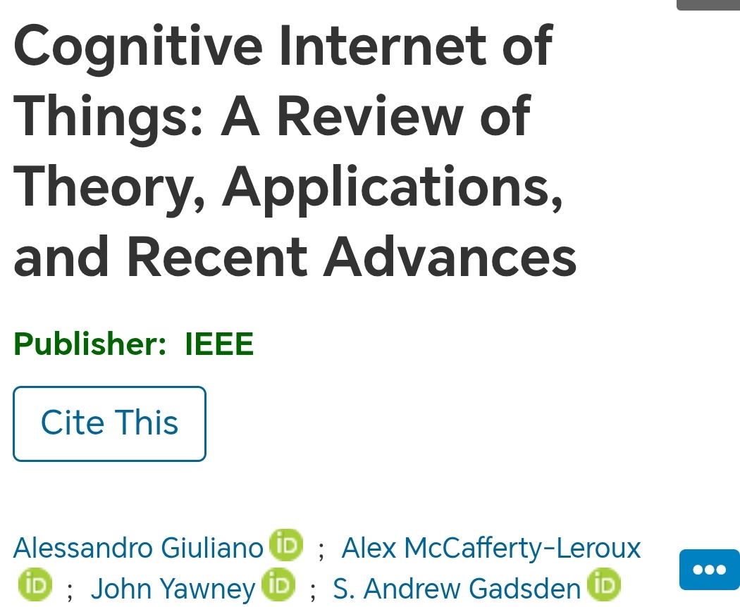 tek_nikel54's tweet image. ᴛᴇᴋ🤖ɴɪᴋᴇʟ54👾🤖21🤖
🖊️A.Giuliano etal @IEEEorg
#Oct2025
'#Cognitive🤖#InternetofThings: #Review'
#perception #attention #memory #language #Artificialintelligence
#Decisionmaking #Dynamicsystems
#Cognitivesystems #DataAnalytics
#Tek_nikel54🤖
scholar.google.com/scholar_url?ur…