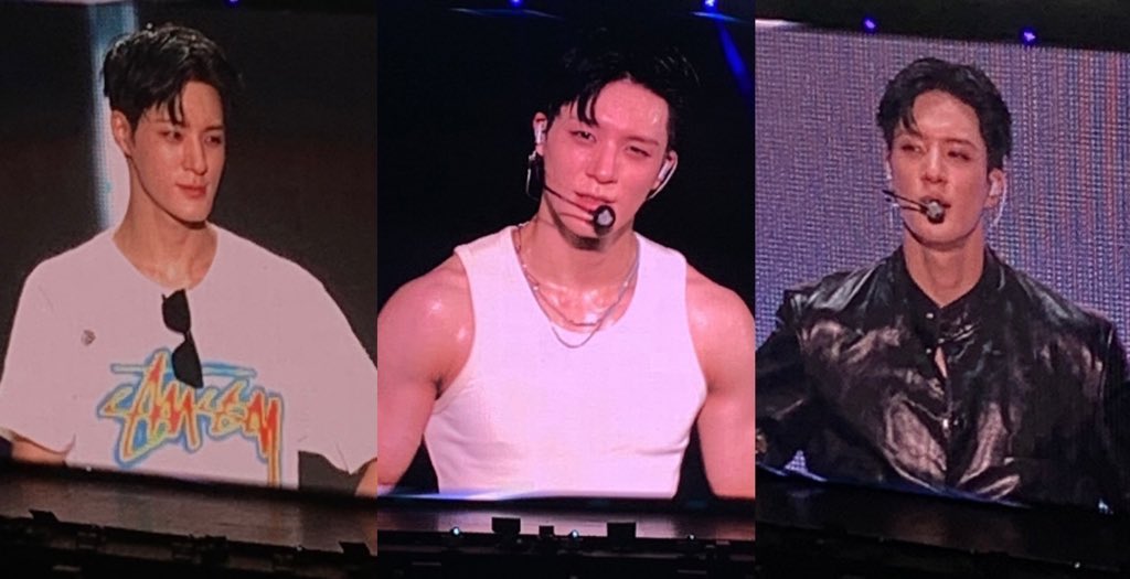 handsome jeno on big screen 📸🖤