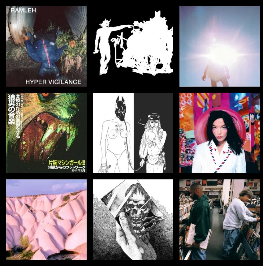 Albums I think sound futuristic 🤔