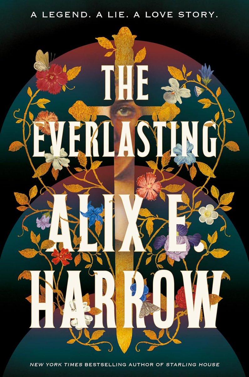 lagunabayfables's tweet photo. oh my god, apparently every regular US hardcover release of Alix E. Harrow’s THE EVERLASTING will have illustrations by @/alicecaoillustration on ig! 

this is so gorgeous, i can’t wait 🥰 https://t.co/HKBj6BV0k6