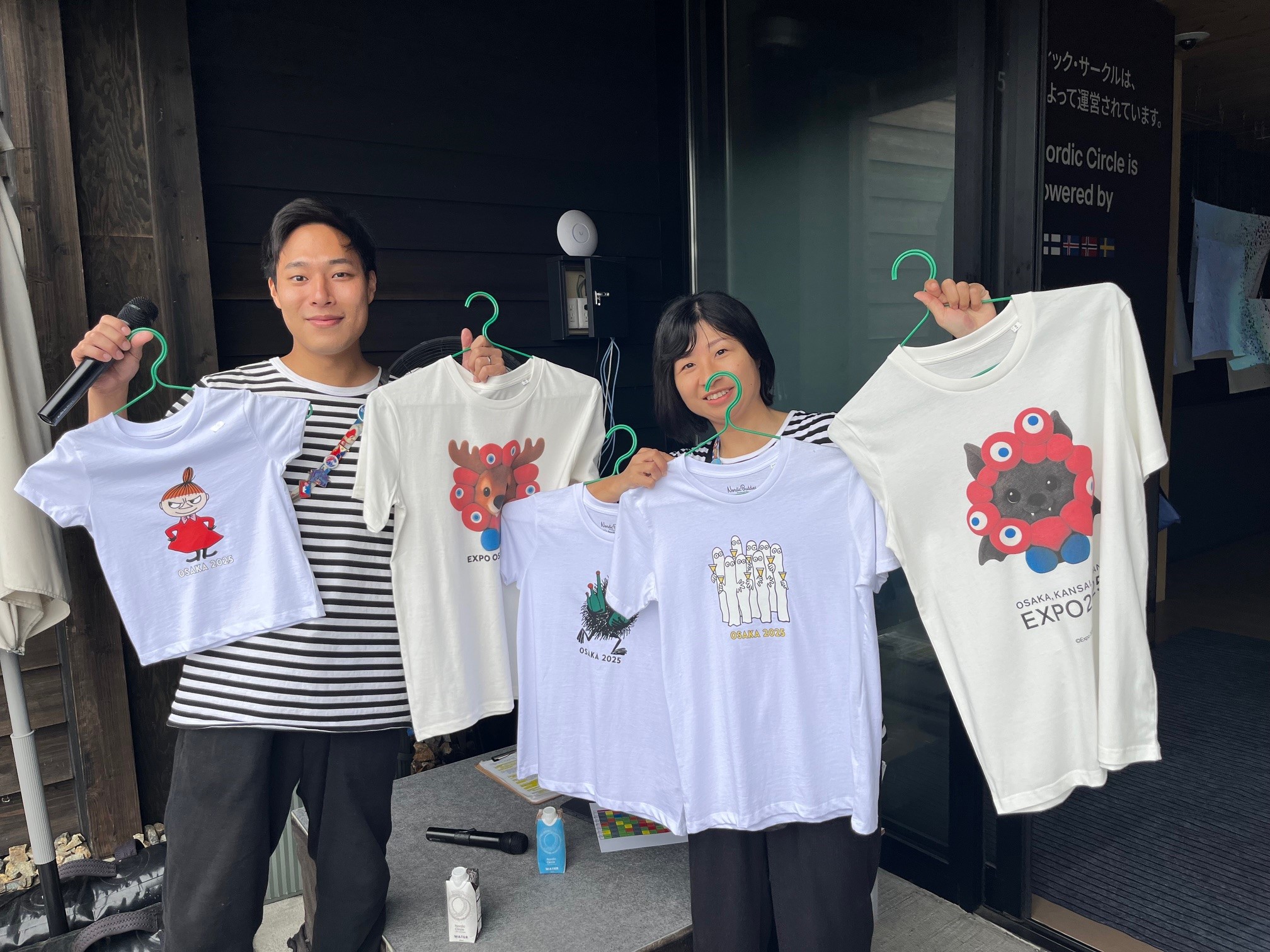 大阪関西万博 北欧館 パビリオン 動物×ミャクミャク Tシャツ トナカイ