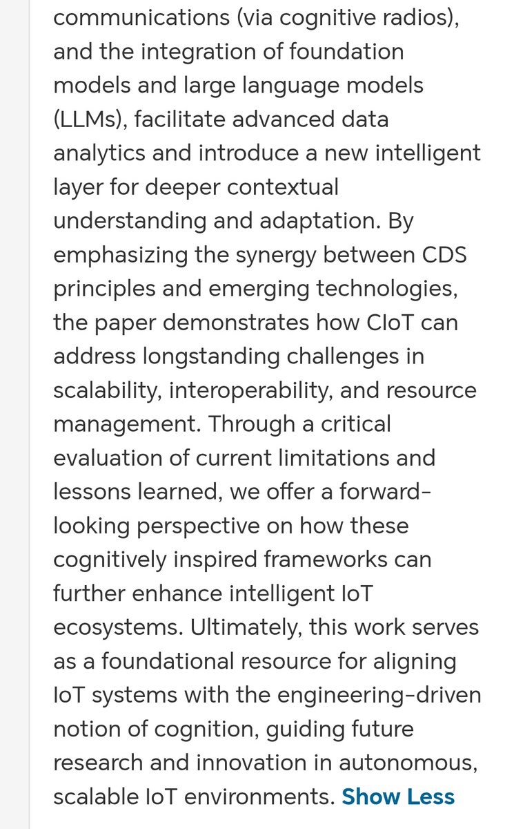 tek_nikel54's tweet image. ᴛᴇᴋ🤖ɴɪᴋᴇʟ54👾🤖21🤖
🖊️A.Giuliano etal @IEEEorg
#Oct2025
'#Cognitive🤖#InternetofThings: #Review'
#perception #attention #memory #language #Artificialintelligence
#Decisionmaking #Dynamicsystems
#Cognitivesystems #DataAnalytics
#Tek_nikel54🤖
scholar.google.com/scholar_url?ur…