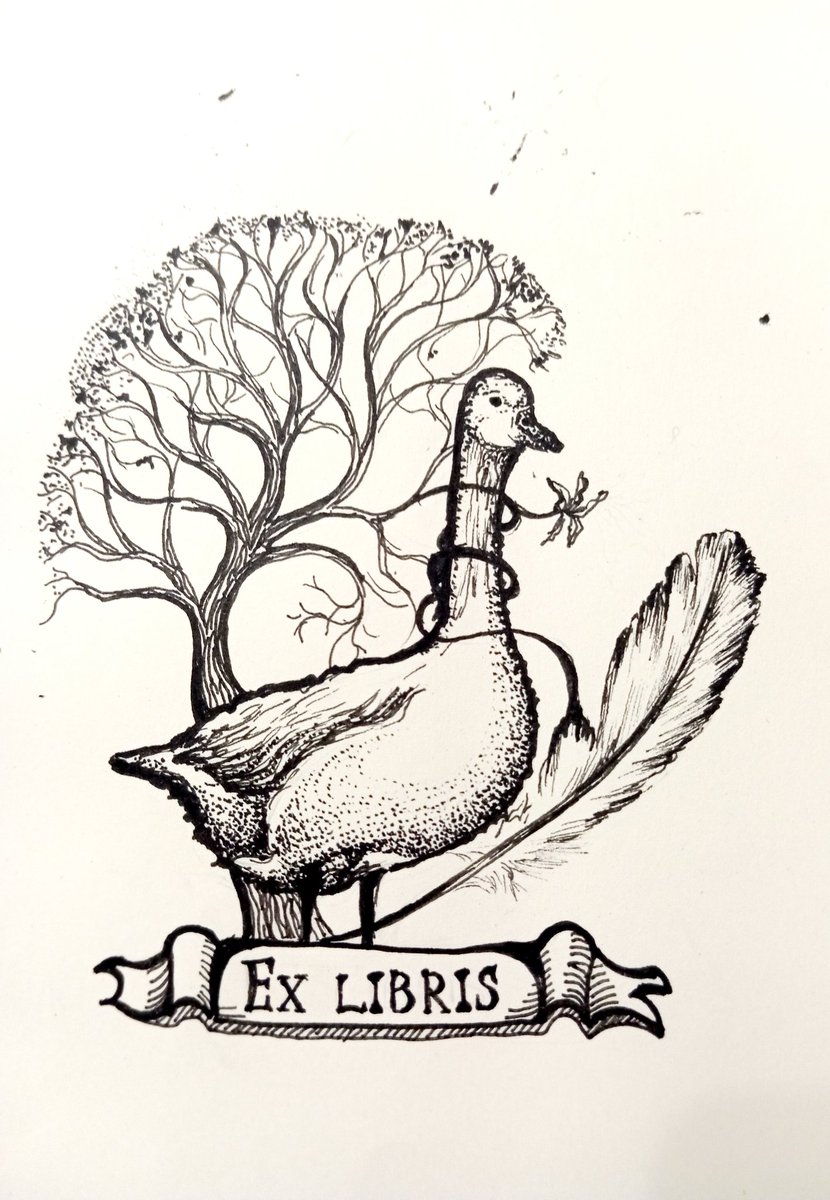Vola_Anser's tweet image. Ex libris.
#GraphicOnline #art #goos #tree #drawing #sketch #pen #sundayvibes #ArtistOnTwitter #artwork #blackandwhite #photooftheday #Symbol