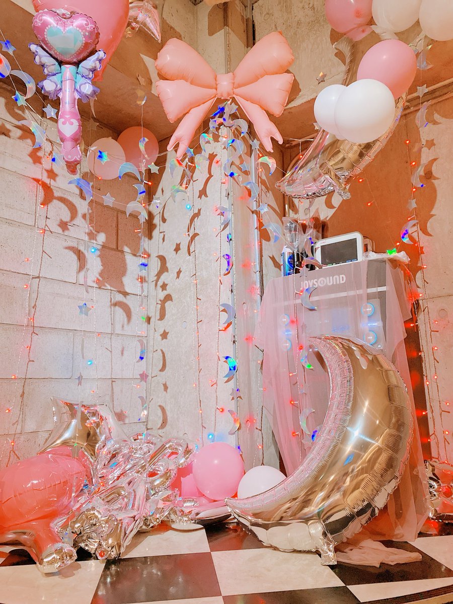 飾り付け可愛いから撤去するのもったいなくなってる😃