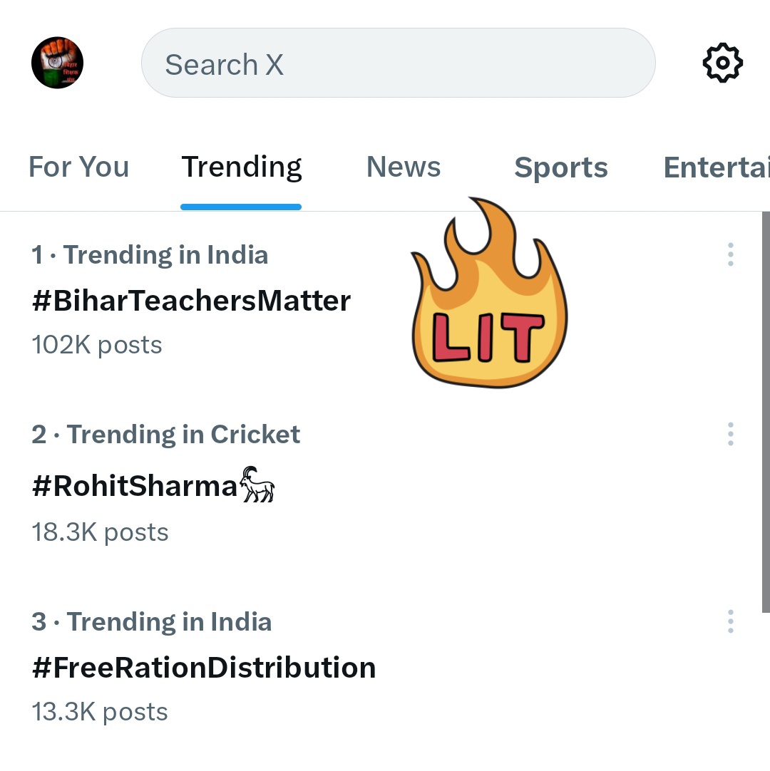 btetctet's tweet image. एक लाख से ज्यादा ट्वीट के साथ देश में पहले नंबर पर ट्रेंड कर रहा है बिहार के शिक्षकों की मांग #BiharTeachersMatter
माननीय मुख्यमंत्री @NitishKumar ji अब ध्यान दीजिये 🙏