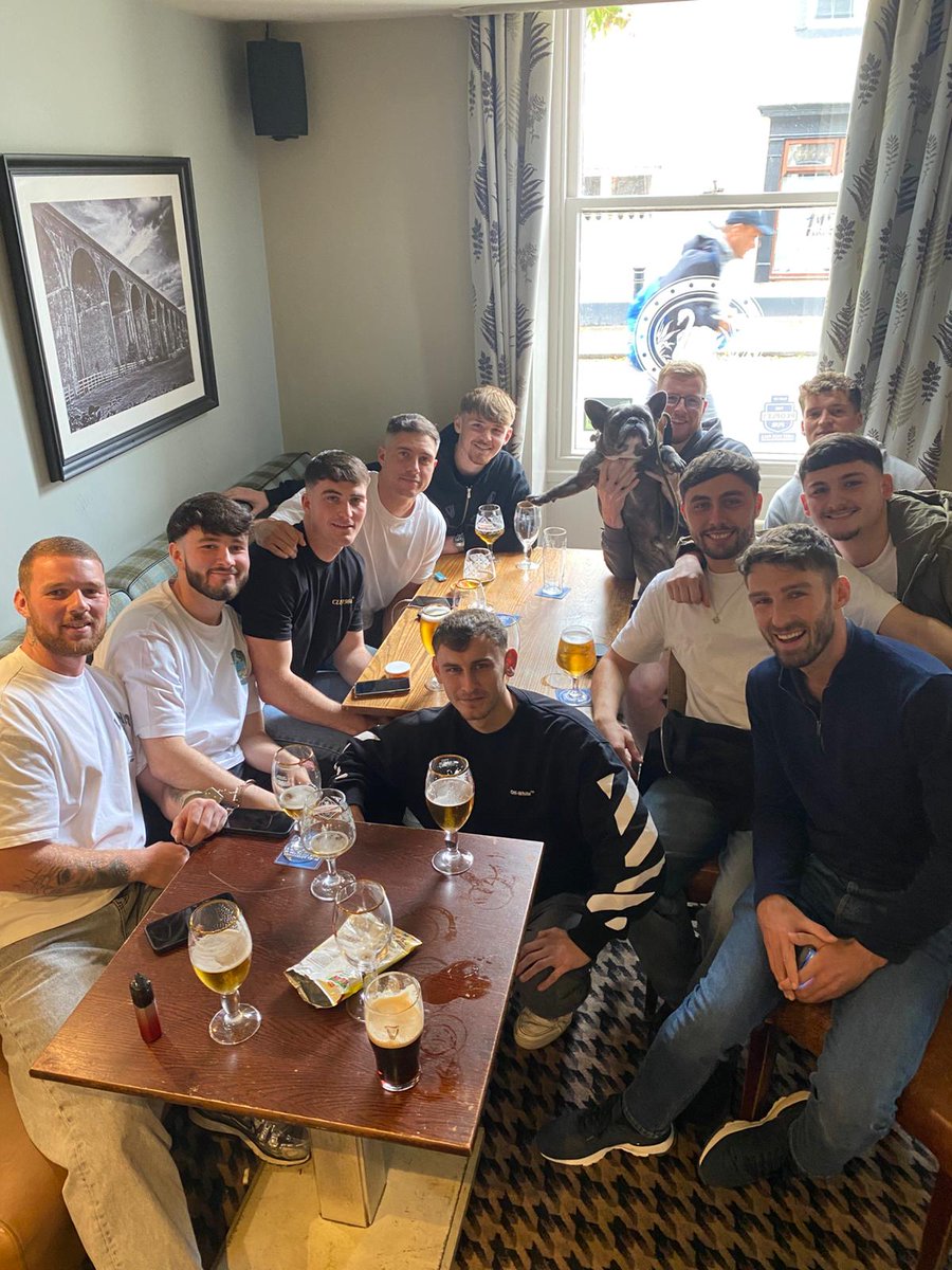 Rimington Football Club ๐ด๓ ง๓ ข๓ ฅ๓ ฎ๓ ง๓ ฟ (@rimyfc) on Twitter photo There was no game for the first team yesterday, so the lads went out for a much-needed team bonding session. They spent the afternoon in Whalley and then crossed the county border to the wilds of Skipton. We hope they had their inoculations first ๐๐
 There was no game for the first team yesterday, so the lads went out for a much-needed team bonding session. They spent the afternoon in Whalley and then crossed the county border to the wilds of Skipton. We hope they had their inoculations first ๐๐