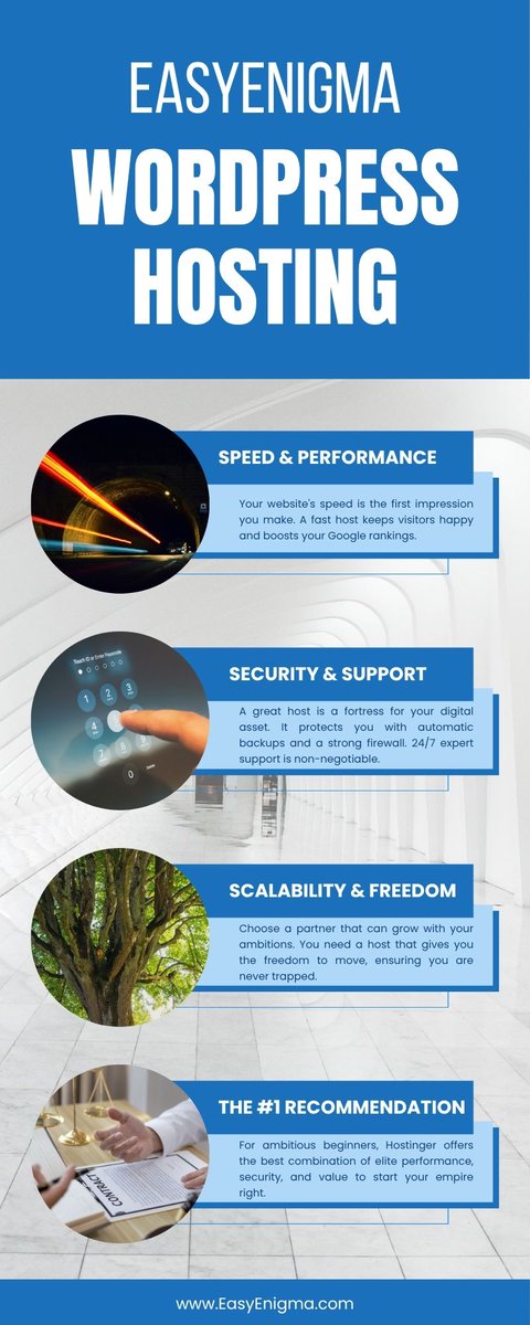 easy_enigm25's tweet image. Don&apos;t let technical jargon paralyze you. Choosing the best host for WordPress comes down to these 4 simple things. Here&apos;s your cheat sheet. 🚀
Want my top pick? Check out the latest articles on my site: easyenigma.com
#EasyEnigma #WordPressTips #TechSimplified