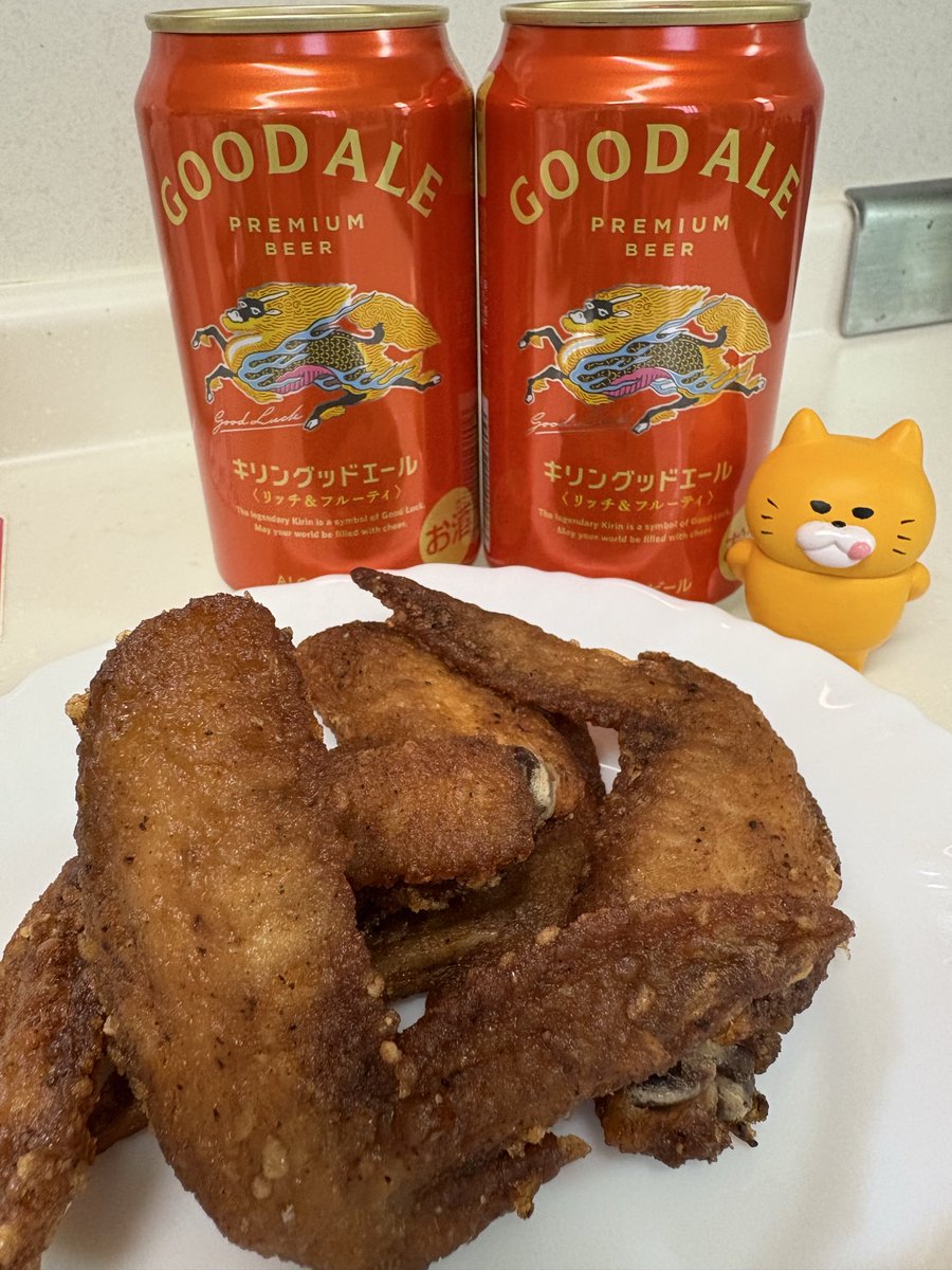 ２本買うと浜辺美波さんに会える🤣🍺

キリングッドエールで
手羽先唐揚げ🍗いただきます🙏❗️

#キリングッドエール
#浜辺美波