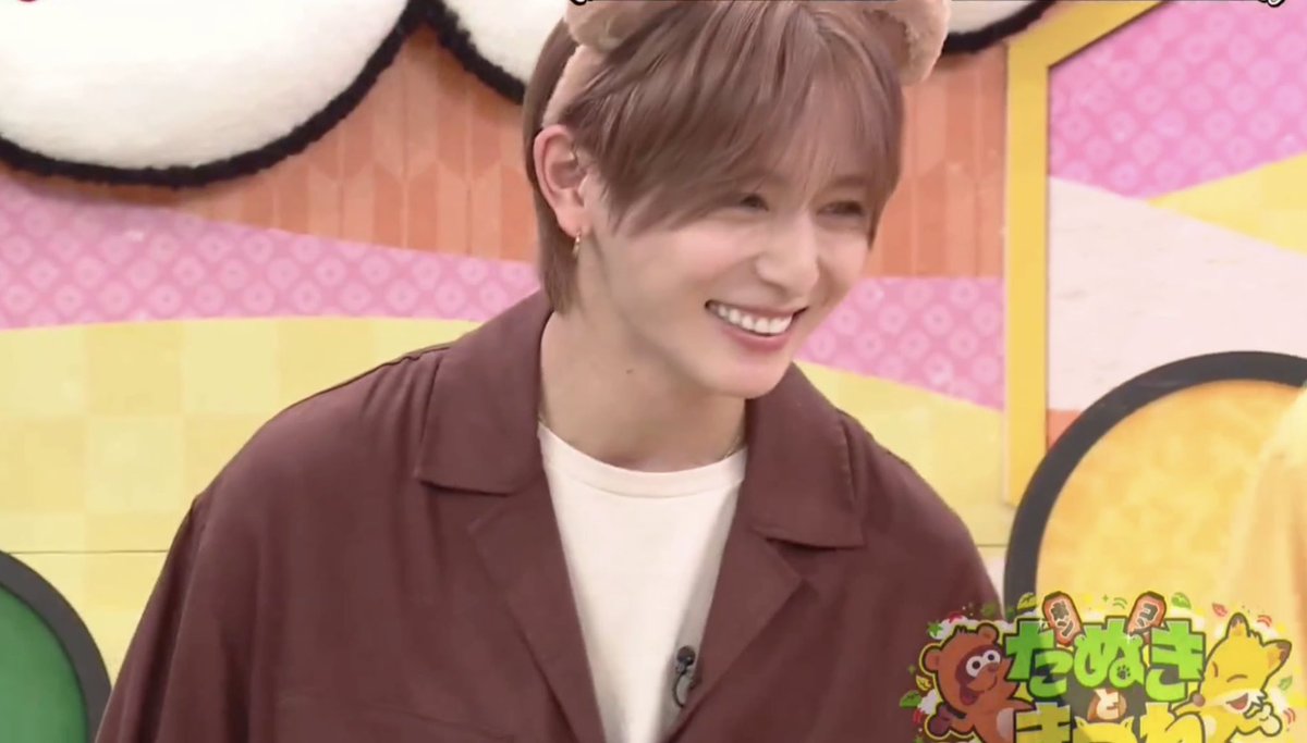 山田たぬき可愛すぎた😂 #たぬきときつね #山田涼介