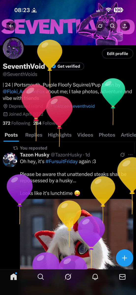 Omg I’m now older than I was yesterday 
(Yay balloons)