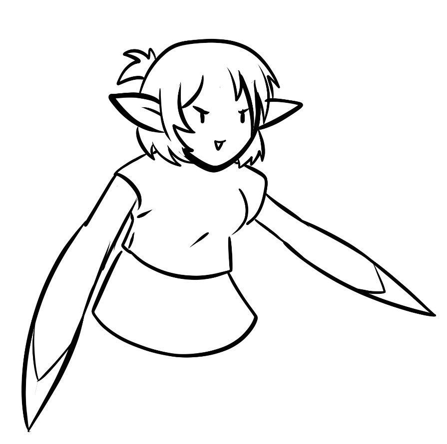 Dude I’m so happy <a href="/NocturnalAshe/">NocturnalAshe 🌙✨️ REDEBUT TBA</a> drew me with sword arms I AM THRIVING. ABSOLUTELY THRIVING.