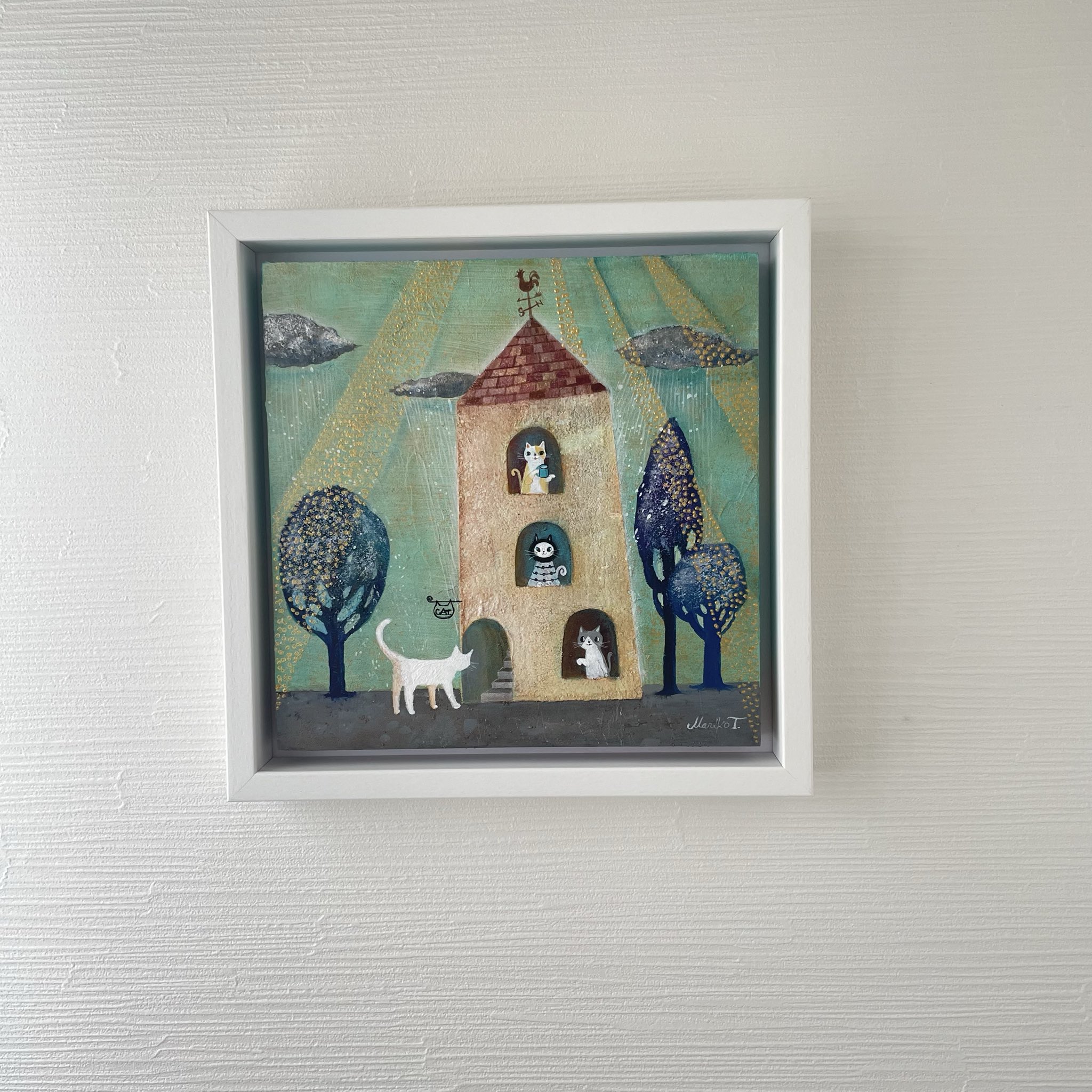 オリジナル絵画作品 明日2月8日（土）から！坪本知恵さんとの2人展がはじまります