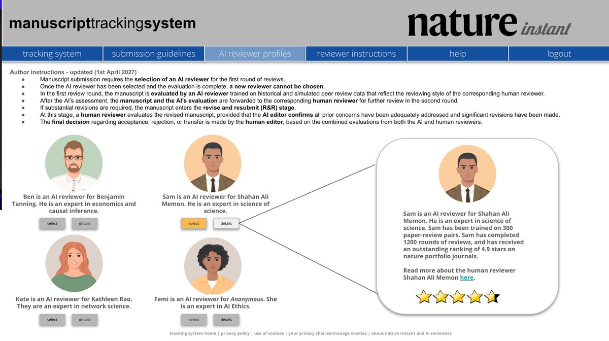 shahanmemon's tweet image. The future of #PeerReview is here.  

Introducing "Instant" Review!  

We've automated rejection so you can get disappointed faster. Because why wait 6 months for reviewer 2 when you can get roasted by an #AI in seconds?  

Here is how it works... 

#AI4Science  #FiSci @FiSciSci