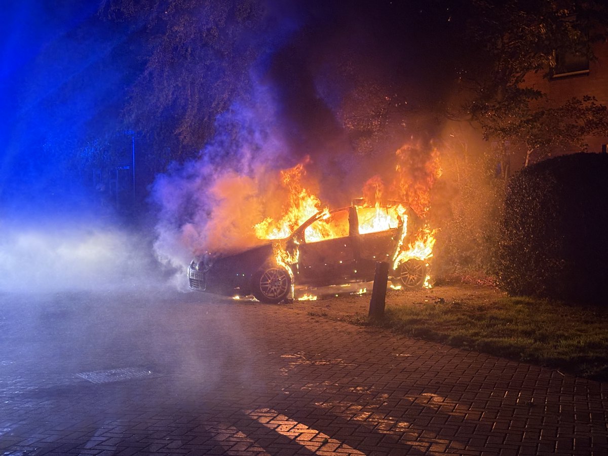 Politie vermoedt brandstichting in Assen