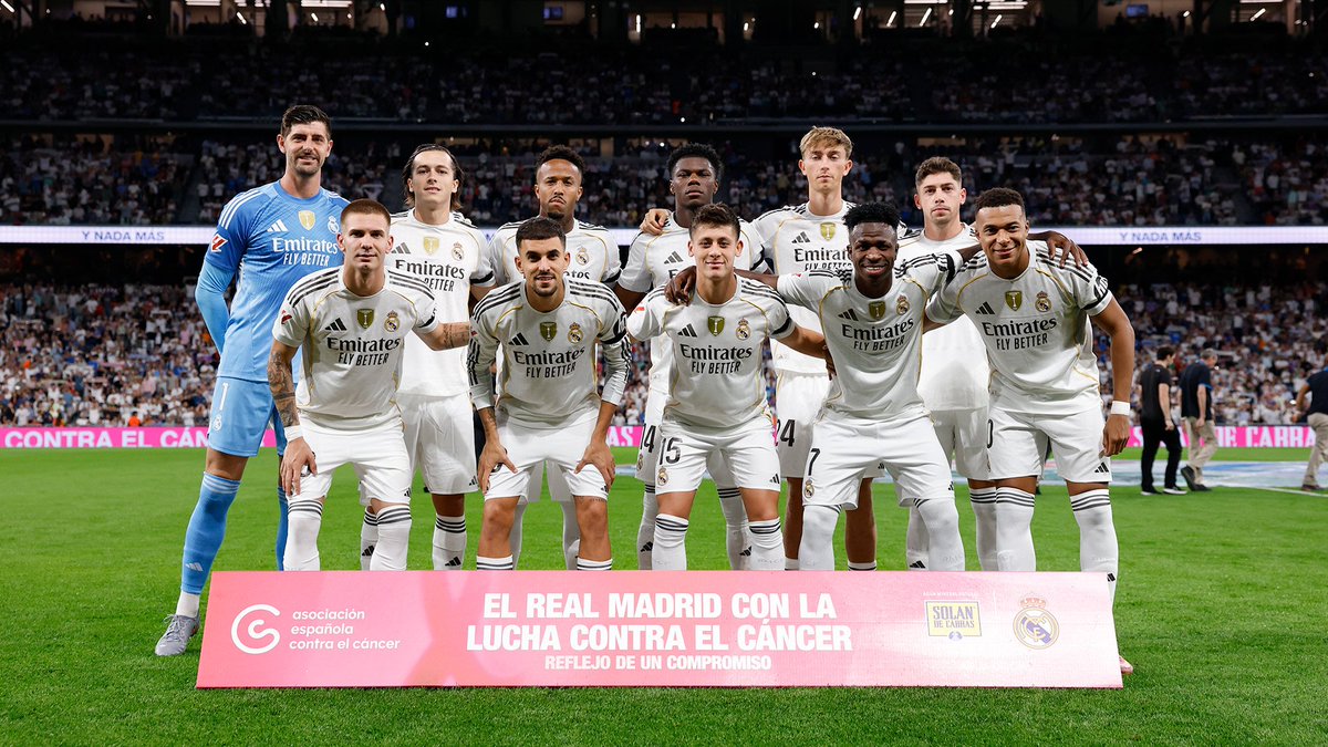 MadridXtra's tweet photo. 13 Real Madrid players called-up by their national teams for this international break:

🇪🇸 Dean Huijsen
🇪🇸 Gonzalo (U21)
🇧🇷 Vinicius 
🇧🇷 Rodrygo 
🇧🇷 Militão 
🇫🇷 Kylian Mbappé 
🇫🇷 Camavinga 
🇺🇾 Fede Valverde 
🇦🇹 David Alaba 
🇧🇪 Thibaut Courtois 
🇹🇷 Arda Güler
🇲🇦 Brahim Díaz
🇦🇷 Franco Mastantuono