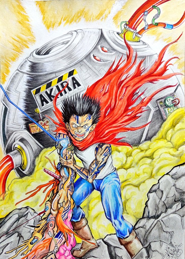 Cristba98040091's tweet photo. Tetsuo !!! Otro trabajo disfrutado, recordar compartir es vivir.
#fanart #Akira #pictures #mosst #dibujos #drawingart https://t.co/RKXAdQh7ge