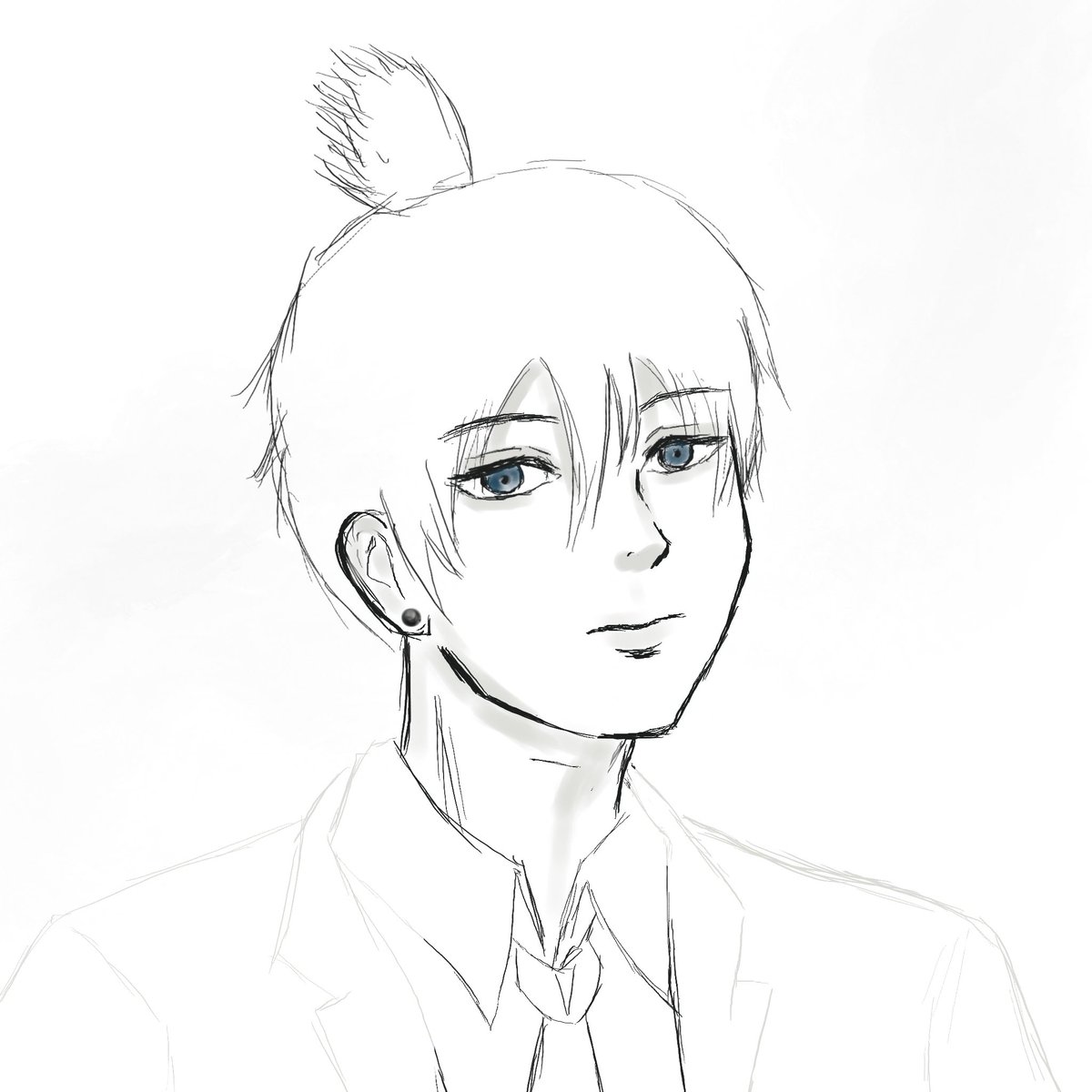 Catching up on Inktober. This is my WIP sketch of Aki Hayakawa. For Day 3. I love Aki and his story. </3
I also imagine my son BabyKN when he grows up he might be like this. I’m teaching him to be a gentleman.

#inktober #inktober2025 #chainsawman #fanart #aki #chainsawmanfanart