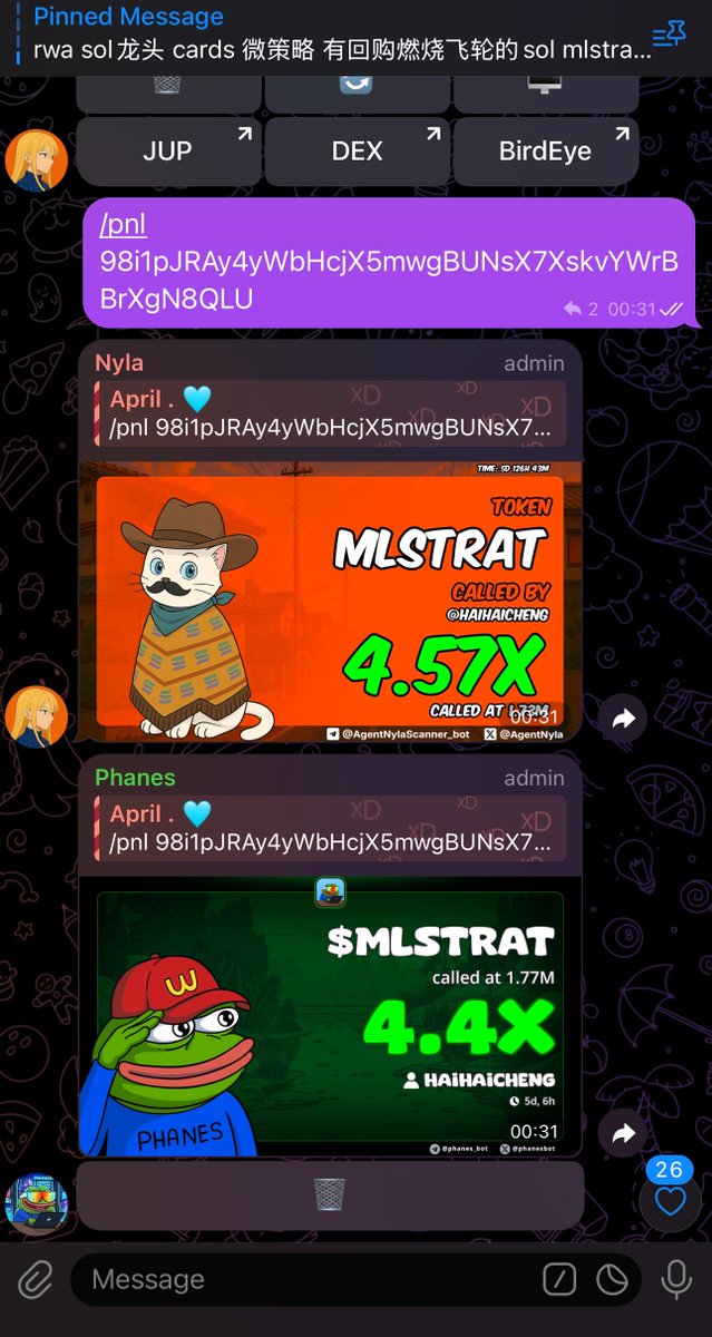 xxxApril_D13's tweet photo. 拿了4天 #MLSTRAT  @bandsdotfun 
继续飞吧
sol是有能赚钱的，就是资金不强
全都发育的很慢
不怕慢 不怕套 不怕亏
你就能赢🫠 https://t.co/dTl3BpxwIS