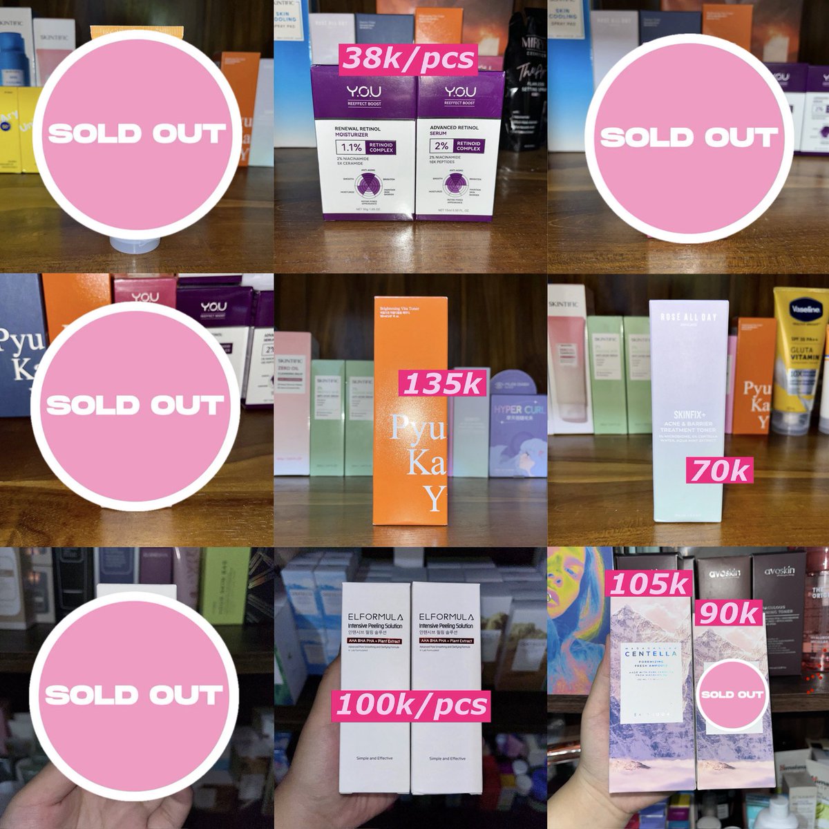 youneedhere's tweet photo. [UPDATE WTS | WANT TO SELL]

skincare makeup new 100% original (ada bukti pembeliannya)

harga tertera before vc shopee, after vc bisa lebih murce lagi 🤩🫰🏻

🔗 link shopee: https://t.co/BBZ11oq0GW https://t.co/3HDElZcfiL