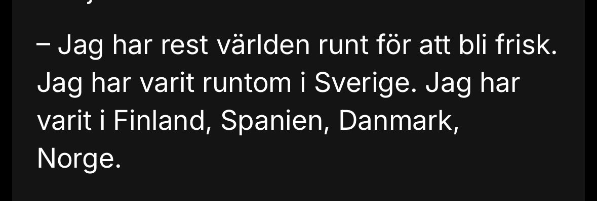Det roligaste med Martin Ellingsens intervju i Expressen idag är inte det glädjande beskedet ”jag lever!”,  utan hans definition av världen. 🖤💛