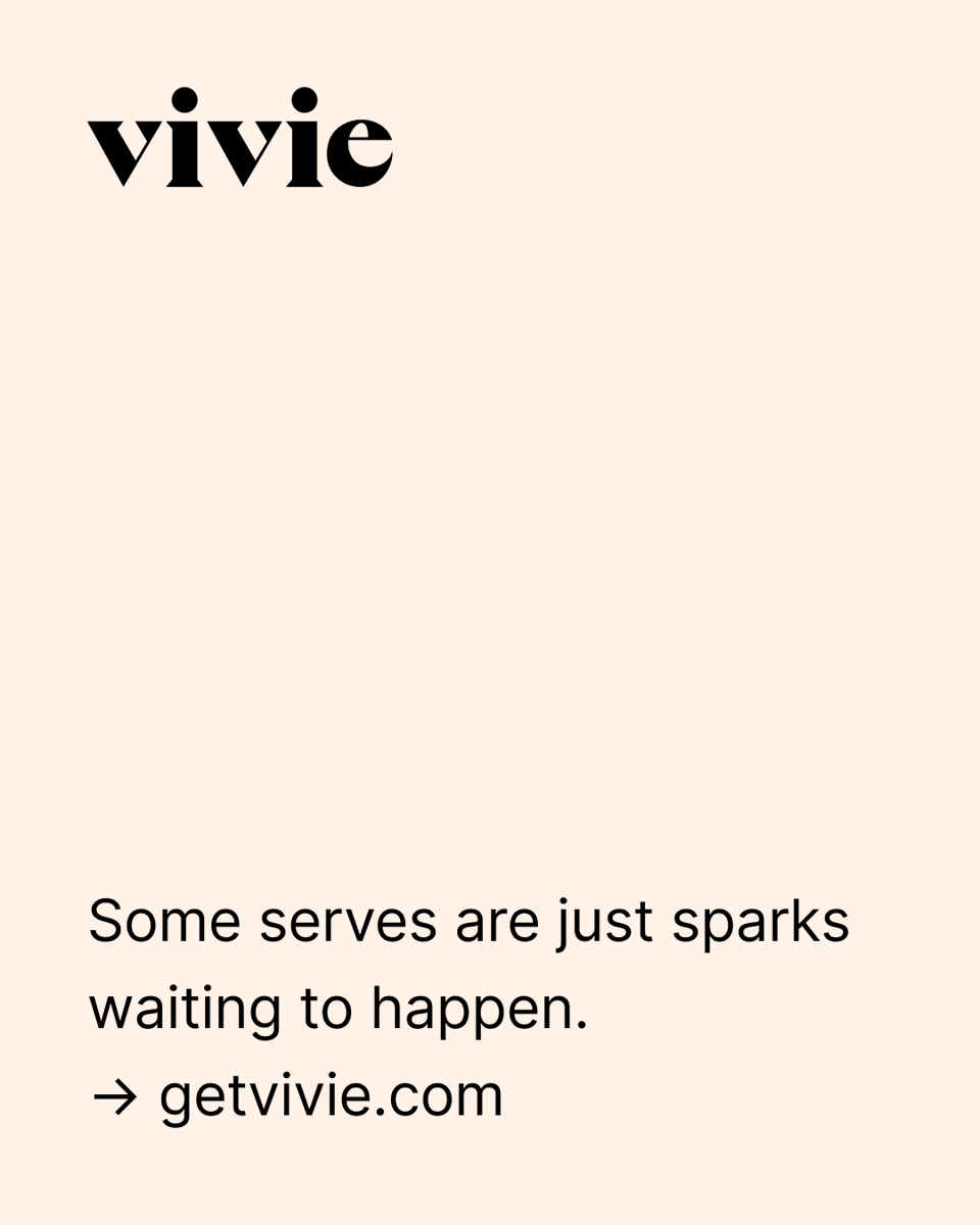 getvivie's tweet photo. 🎾 Sometimes the best connections aren’t found in endless chats, but across the net.

On Vivie, plans like tennis aren’t just games, they’re chances to meet someone who matches your energy.

#MadeForRealConnections #getvivie https://t.co/20ptJxgJUR