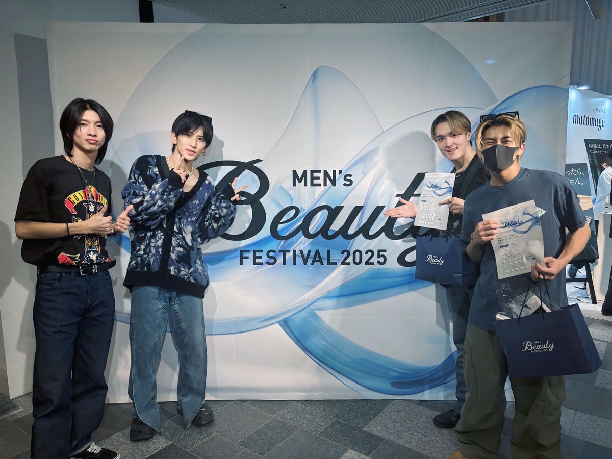 NOXOVER_'s tweet photo. [ 📸 ]

「Men's Beauty Festival 2025」にご招待いただきました✨

▼イベント詳細はこちら
https://t.co/9G0MBbf3kE

@Biyou_Soken 
#メンズビューティーフェスティバル2025
#NOXOVER #のば https://t.co/NfIb5kS6AE