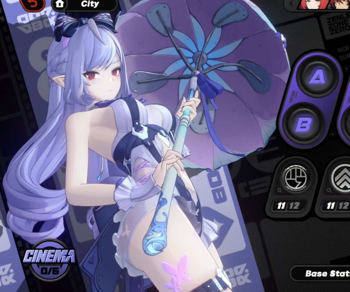 gowhiteenbygo's tweet image. IRIS OF THE SHORE 💜🤍 #vivianbanshee #zzz #zzzero