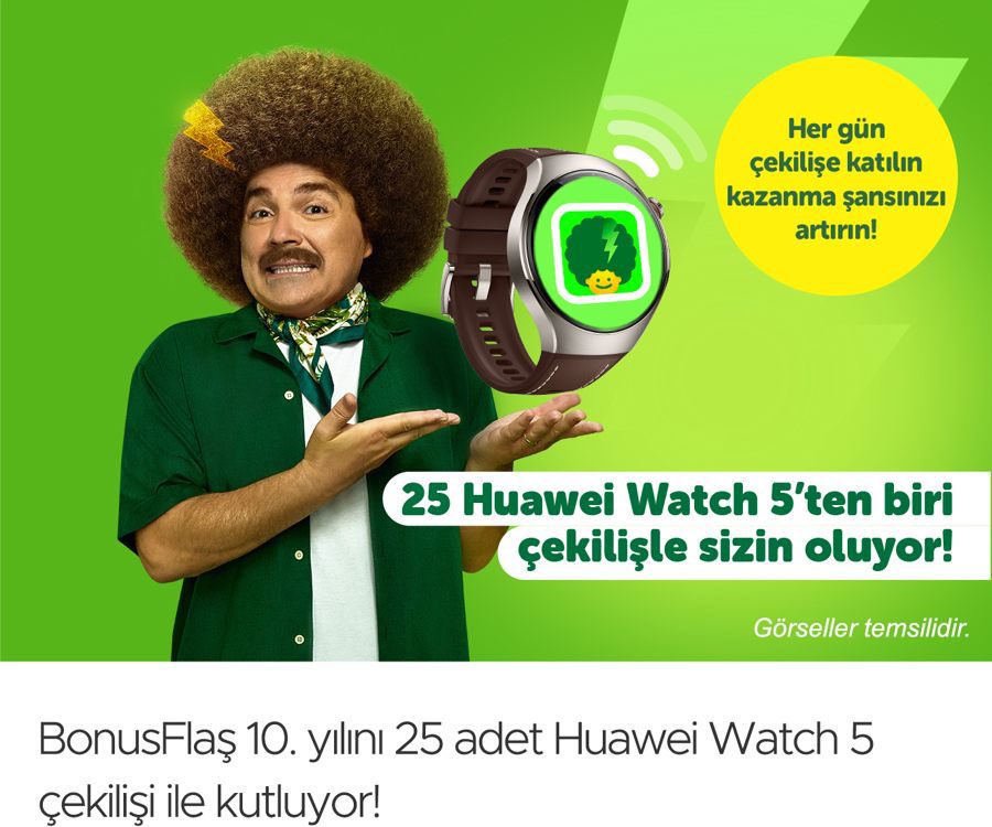 BonusFlaş'tan 25 kişiye HUAWEI WATCH 5 LTE! ⁦<a href="/GarantiBBVA/">Garanti BBVA</a>⁩  garantibbva.com.tr/bonusflas?sour…