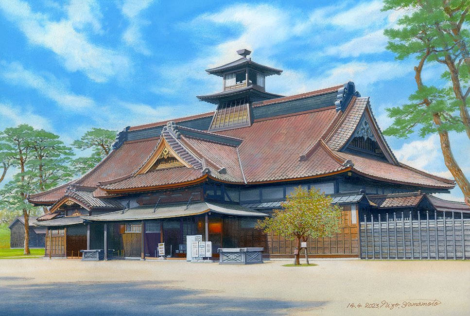 山本二三美術館 tweet media